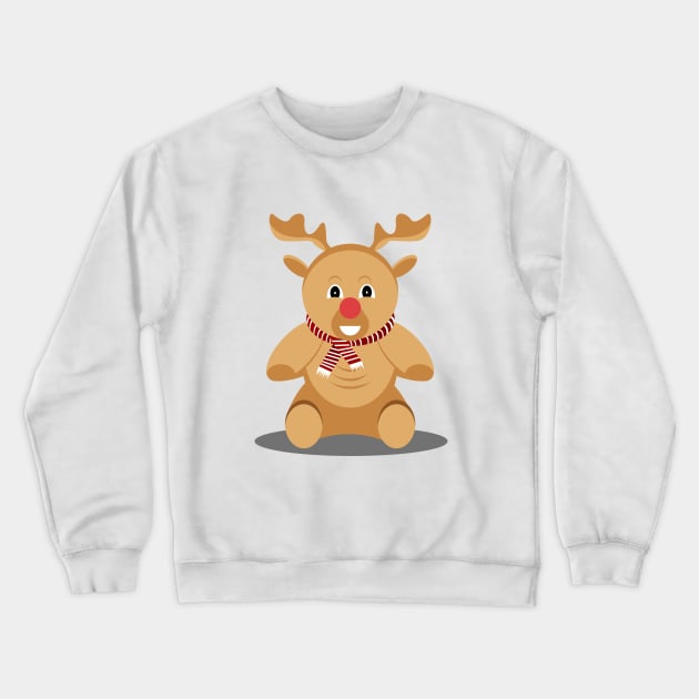 Cartoon Cute Deer Crewneck Sweatshirt by SNstore